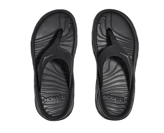 HOKA ONE ONE ۥ ͥ W ORA RECOVERY FLIP 1117910 BLACK/DARKGULLGRAY ǥ  ꥫХ꡼ եå ȥ󥰥 ӡ ӡ å 奢 ȥɥ ݡ