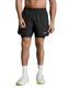 2XU �ġ������ॺ�桼 �ϡ��եѥ�� 2XU Aero Mesh 2in1 5Inch Shorts MR7351B ��� BLK/SRF ��������å��� 2in1 5����� ���硼�� ���˥󥰥��硼�� �ޥ饽�� ���祮�� �ȥ쥤����˥� �ȥ��� �졼�� ����ץ�å���󥤥�ʡ��� �Хå����åץݥ��å�