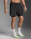 2XU �ġ������ॺ�桼 �ϡ��եѥ�� 2XU Aero Mesh 2in1 5Inch Shorts MR7351B ��� BLK/SRF ��������å��� 2in1 5����� ���硼�� ���˥󥰥��硼�� �ޥ饽�� ���祮�� �ȥ쥤����˥� �ȥ��� �졼�� ����ץ�å���󥤥�ʡ��� �Хå����åץݥ��å�
