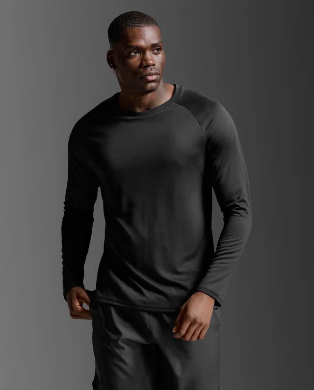 2XU �ġ������ॺ�桼 ĹµT����� 2XU Aero Mesh Long Sleeve MR7422A ��� BLK/SRF ��������å��� ���󥰥��꡼�� ���˥� �ޥ饽�� ���祮�� �ȥ쥤����˥� �ȥ��� �졼�� ���� �۴�®�� �ۼ�ȯ�� �̵���