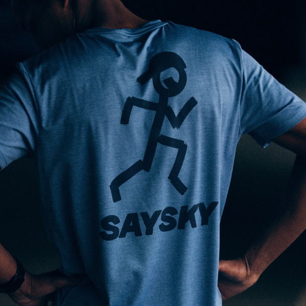 SAYSKY ���������� ���˥� ȾµT����� Stickman Pace T shirt JMRSS04C ��� ��˥��å��� �۴�®�� ���� ���˥� �ޥ饽�� ���祮�� �ȥ��� �ȥ쥤����˥�
