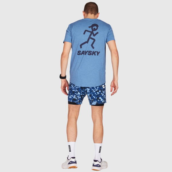 SAYSKY ���������� ���˥� ȾµT����� Stickman Pace T shirt JMRSS04C ��� ��˥��å��� �۴�®�� ���� ���˥� �ޥ饽�� ���祮�� �ȥ��� �ȥ쥤����˥�