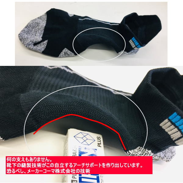 FOOTMAX �եåȥޥå��� ���˥󥰥��å��� 3D SOX �����ɥ졼��NANO FXR026 �֥�å�