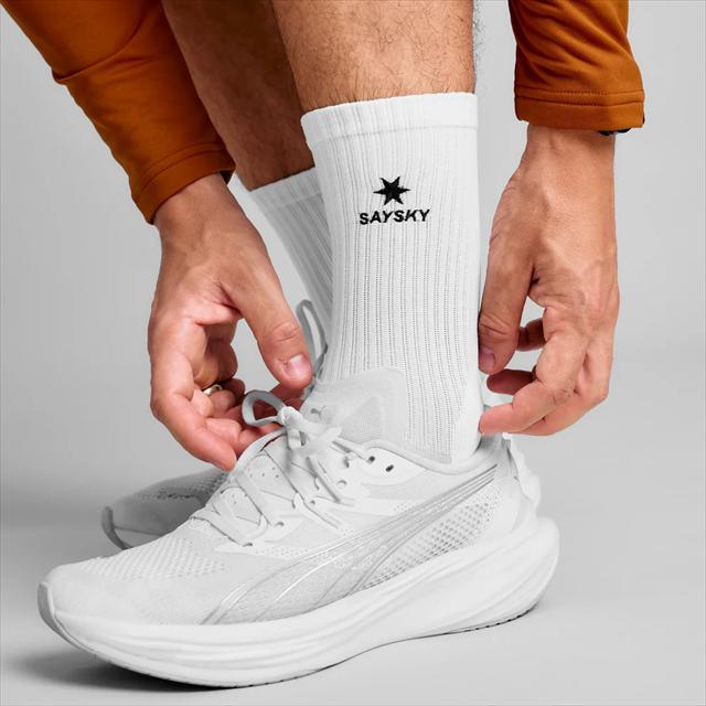 SAYSKY ���������� ���˥󥰥��å��� Pace High Socks SA80011c101 White �ڡ����ϥ����å��� �ߥ˥��롼 �׷�ۼ����å���� ���������ݡ��� �̵��� ��å��� ���� ��˥��å��� ��� ��ǥ����� �ȥ쥤����˥� �ȥ��� �ޥ饽��