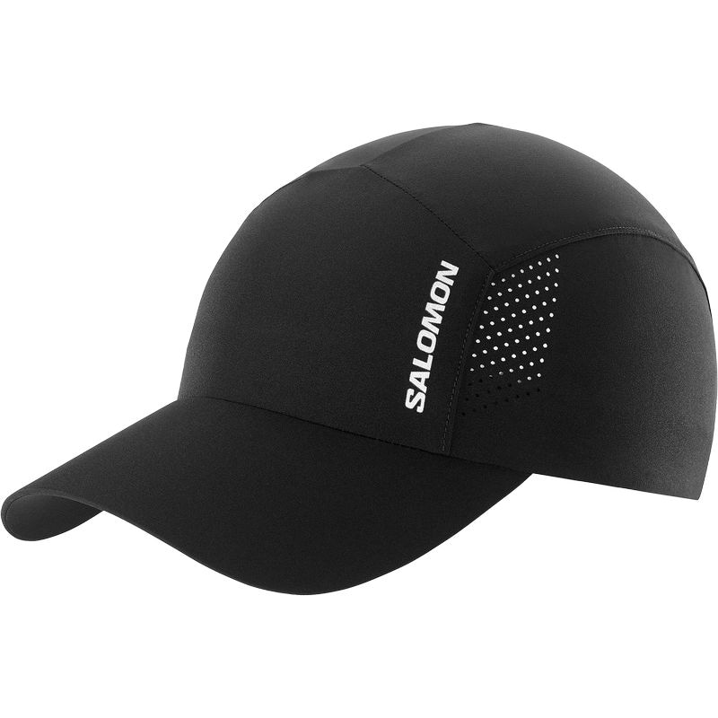 SALOMON サロモン トレイルランニング キャップ CROSS CAP DEEP BLACK