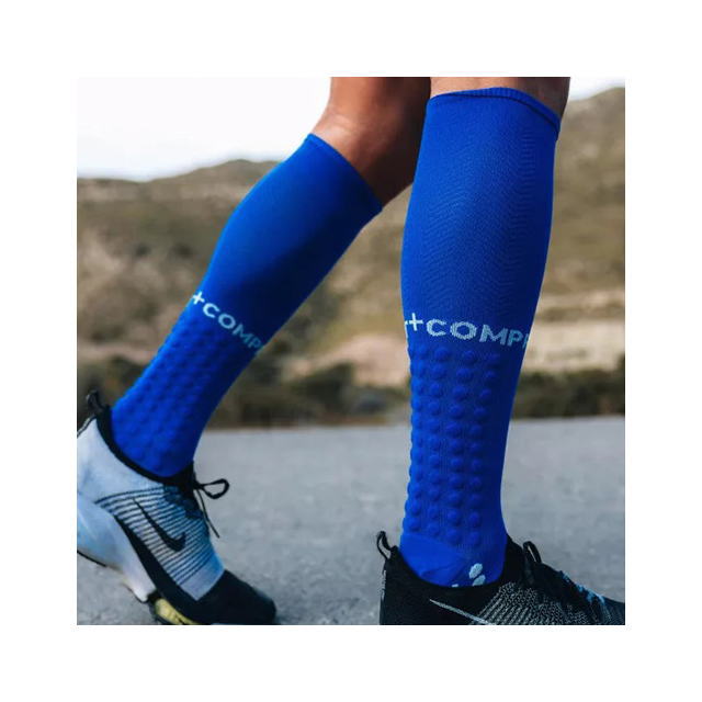 Compressport ץ쥹ݡ Full Socks Run SU00004B Dazz Blue/Sugar ե륽å  ˥å  ǥ ϥå ե󥰥 尵 ץå󥽥å ޥ饽  ˥ ȥ쥤˥ ȥ