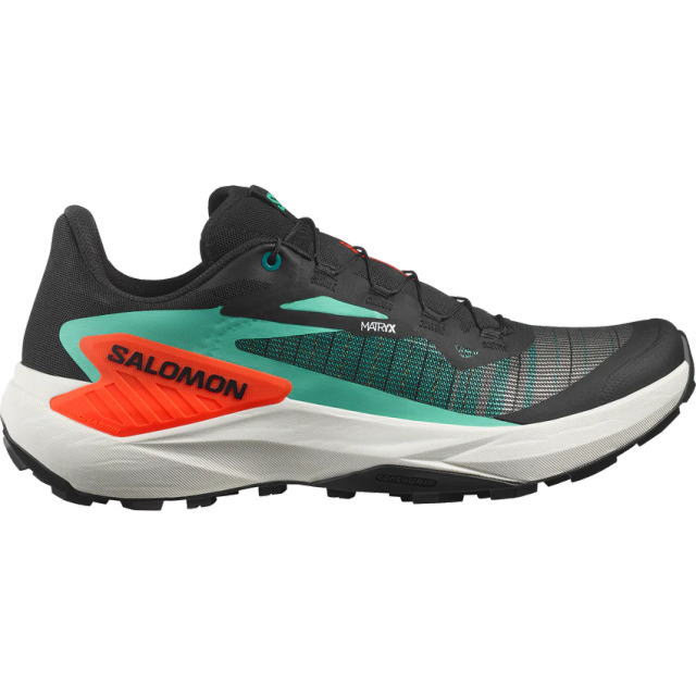 SALOMON ������� �ȥ쥤����˥󥰥��塼�� GENESIS L47688200 �����ͥ��� ��� BLACK/GREEN/TOMATO�ȥ��󥷥塼�� �ȥ쥤�륷�塼�� �����ȥɥ����塼�� �ϥ����� ���л� �ȥ�å���
