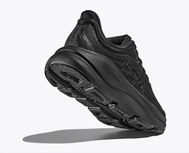 HOKA ONE ONE �ۥ� ���ͥ��� M BONDI 9 X-WIDE 1162015 BLACK/BLACK ��� �ܥ����9 �������ȥ�磻�� �����ѡ��磻�� ���� 4E EEEE ���� ���˥󥰥��塼�� �ޥ饽�� ���祮�� ������ ��󥷥塼 ���ˡ����� �� ���å����