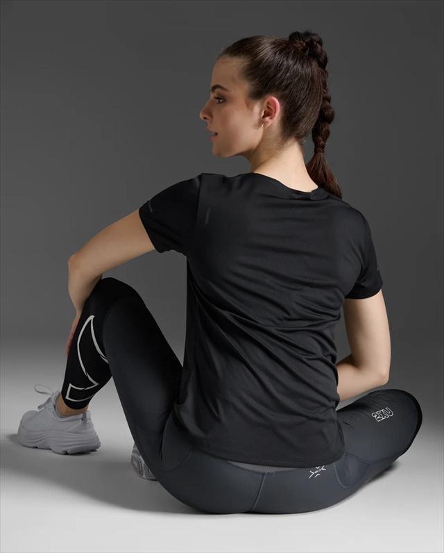 2XU �ġ������ॺ�桼 ȾµT����� 2XU Light Speed Tech Tee  WR7152A ��ǥ����� ������� BLK/BRF �饤�ȥ��ԡ��ɥƥå������ ���˥� �ޥ饽�� ���祮�� �ȥ쥤����˥� �ȥ��� �졼�� Ķ���� �۴�®�� �ۼ�ȯ�� �̵���