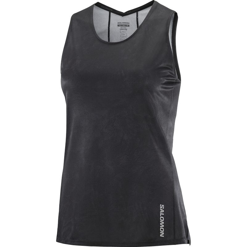 SALOMON ������� �ȥ쥤����˥� ���󥯥ȥå�T����� SENSE AERO TANK W Black LC2045100 ��ǥ����� ������� ���� ������ �ȥ쥤�� ���� �۴�®�� ���˥� �����ȥɥ� �ȥ��� �ޥ饽�� ���祮�� �Ρ����꡼��