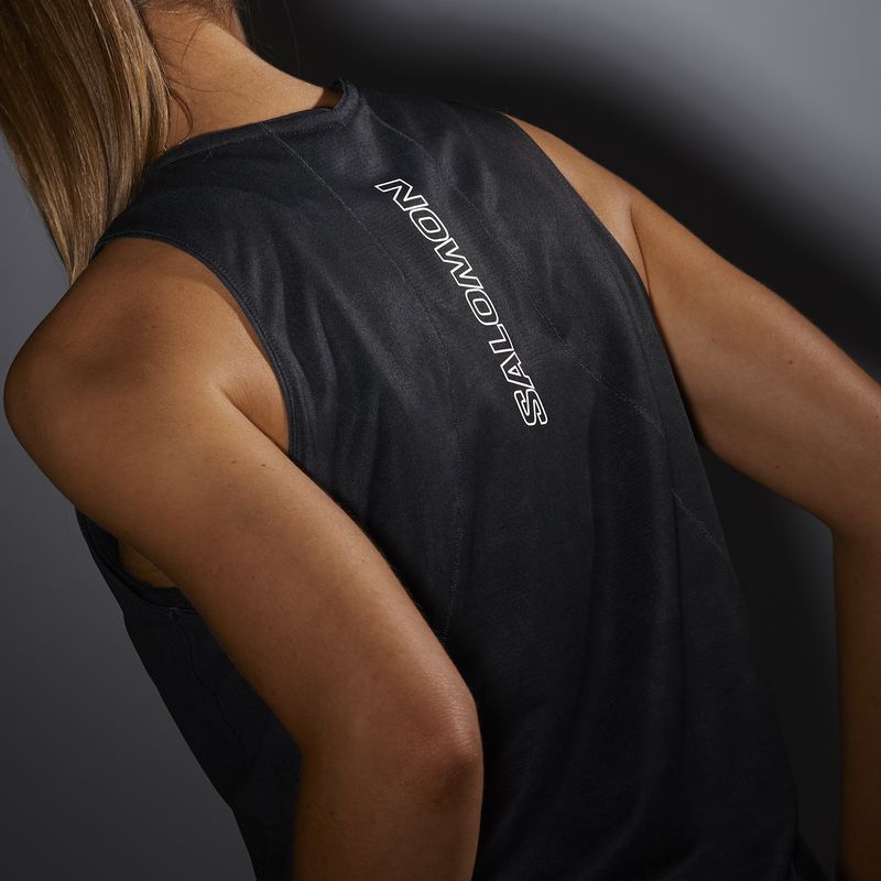 SALOMON ������� �ȥ쥤����˥� ���󥯥ȥå�T����� SENSE AERO TANK W Black LC2045100 ��ǥ����� ������� ���� ������ �ȥ쥤�� ���� �۴�®�� ���˥� �����ȥɥ� �ȥ��� �ޥ饽�� ���祮�� �Ρ����꡼��