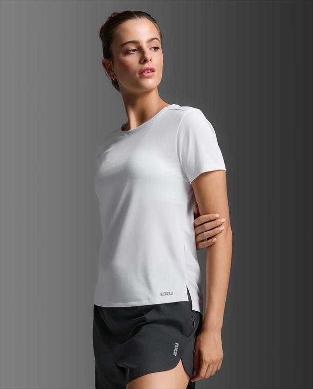 2XU �ġ������ॺ�桼 ȾµT����� 2XU Aero Mesh Tee WR7419A ��ǥ����� ������� WHT/SRF ��������å��� �ƥ��� ���˥� �ޥ饽�� ���祮�� �ȥ쥤����˥� �ȥ��� �졼�� ���� �۴�®�� �ۼ�ȯ�� �̵���