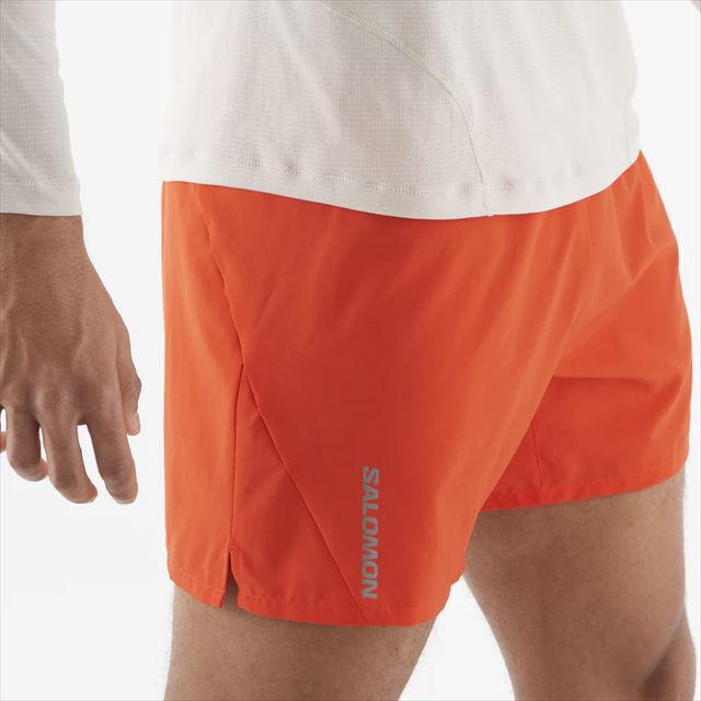 SALOMON  ȥ쥤˥ 硼 CROSS 5'' SHORTS M CHERRY TOMATO LC2367500  ȥ쥤˥ ȥ ˥󥰥硼 ѥ ûѥ ϡեѥ 硼ȥѥ ޥ饽