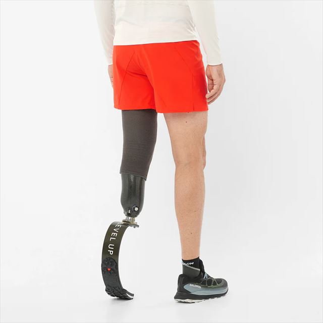 SALOMON  ȥ쥤˥ 硼 CROSS 5'' SHORTS M CHERRY TOMATO LC2367500  ȥ쥤˥ ȥ ˥󥰥硼 ѥ ûѥ ϡեѥ 硼ȥѥ ޥ饽