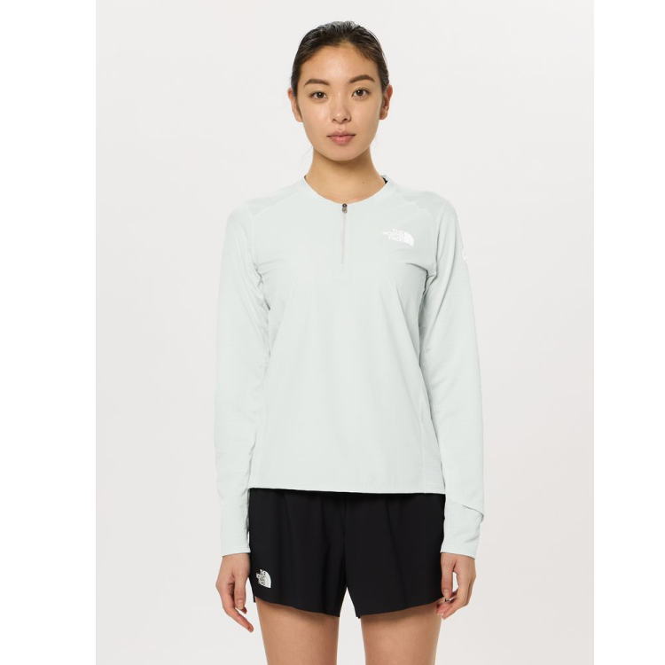 THE NORTH FACE ���Ρ����ե����� ĹµT����� L/S Hybrid Dry Dot Light Crew NTW62374 �ƥ��󥰥졼 ��ǥ����� ���󥰥��꡼�� �ϥ��֥�å� �ɥ饤�ɥåȥ饤�ȥ��롼 �ȥ쥤����˥� �ȥ��� �ޥ饽�� ���˥� ���祮�� �۴�®��