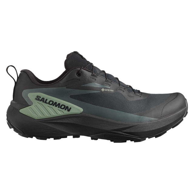 SALOMON ������� �ȥ쥤����˥󥰥��塼�� ��� GENESIS GTX L47518700 BLACK/GREEN �����ͥ��� �����ƥå��� GORE-TEX �ɿ�Ʃ�� �ȥ��󥷥塼�� �ȥ쥤�륷�塼�� �����ȥɥ� ���ˡ����� �ϥ����� ���л� ���Ф� �ȥ�å��� ���å���� �������å� 