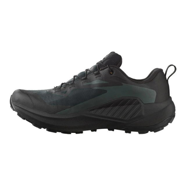 SALOMON ������� �ȥ쥤����˥󥰥��塼�� ��� GENESIS GTX L47518700 BLACK/GREEN �����ͥ��� �����ƥå��� GORE-TEX �ɿ�Ʃ�� �ȥ��󥷥塼�� �ȥ쥤�륷�塼�� �����ȥɥ� ���ˡ����� �ϥ����� ���л� ���Ф� �ȥ�å��� ���å���� �������å� 