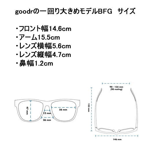 goodr  ˥ 󥰥饹BFGs Hooked on Onyx BFG-BK-BK1-NR