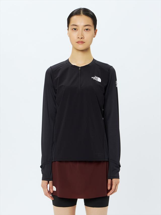 THE NORTH FACE ���Ρ����ե����� L/S Hybrid Dry Dot Light Crew NTW62571 �֥�å� ��ǥ����� ������� ���󥰥��꡼�֥ϥ��֥�åɥɥ饤�ɥåȥ饤�ȥ��롼 