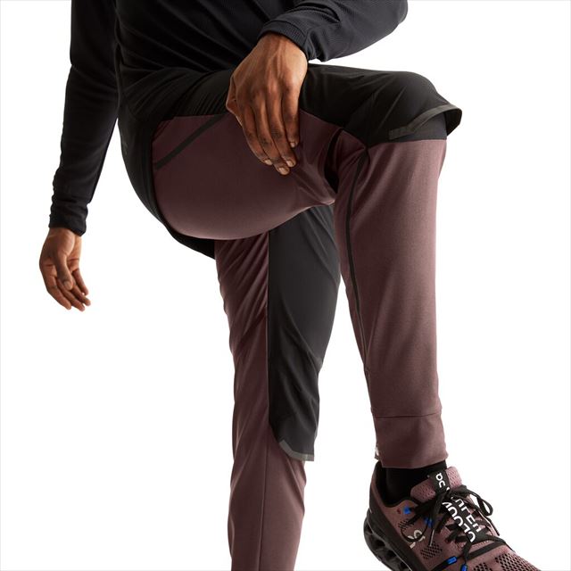 On ���� ���˥� �ѥ�� Running Pants ��� 106.01337 Grape/Black