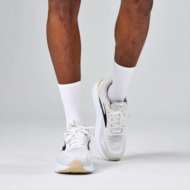 Feetures �ե������㡼�� ELITE MAX CUSHION MINI CREW White_MC ���꡼�� �ޥå������å���� �ߥ˥��롼 ���ꥯ�å���� ���� ­΢���ݡ��� ��˥��å��� ��� ��ǥ����� �ȥ쥤����˥� �ȥ��� �ޥ饽�� �ɥ饤