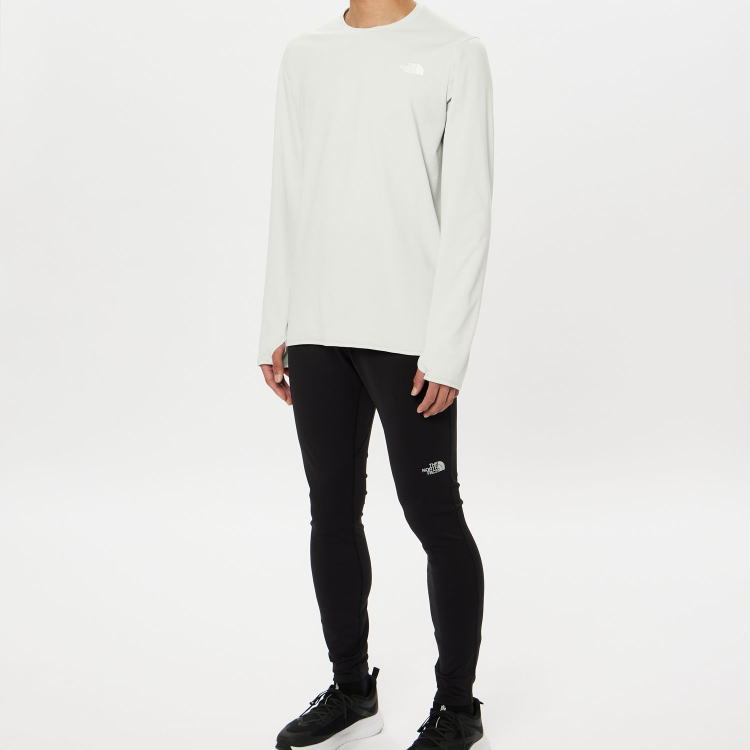THE NORTH FACE ���Ρ����ե����� ĹµT����� L/S Enduro Crew NT62375 �ƥ��󥰥졼 ��� ���󥰥��꡼�� ����ǥ塼�� ���롼 �ȥ쥤����˥� �ȥ��� �ޥ饽�� ���˥� ���祮�� �۴�®��