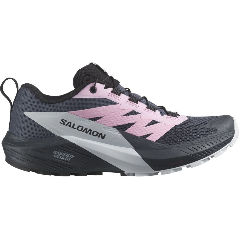 SALOMON ������� �ȥ쥤����˥󥰥��塼�� SENSE RIDE 5 W I.Ink/Lilac/A.Ice L47147000 ���󥹥饤��5 �ȥ��󥷥塼�� �ȥ쥤�륷�塼�� �����ȥɥ����塼�� �ϥ����� ���л� �ȥ�å���