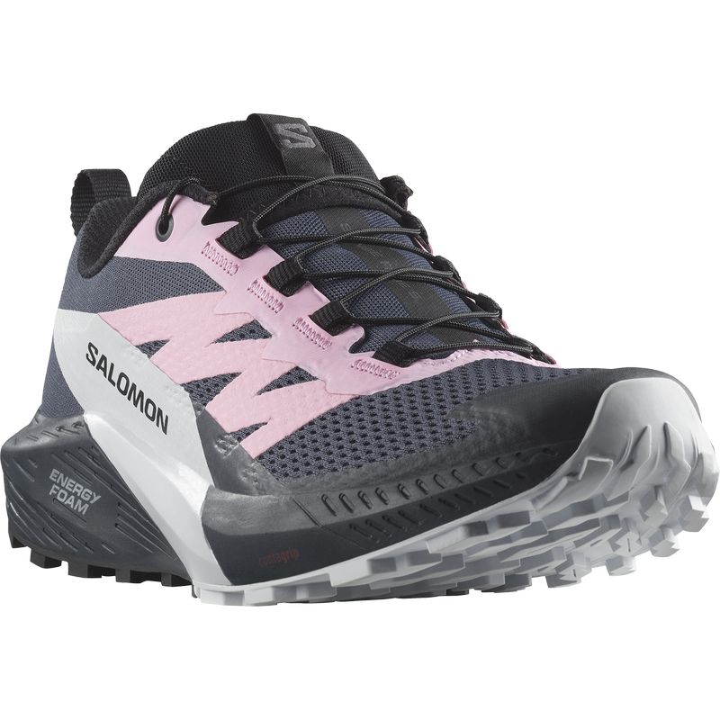 SALOMON ������� �ȥ쥤����˥󥰥��塼�� SENSE RIDE 5 W I.Ink/Lilac/A.Ice L47147000 ���󥹥饤��5 �ȥ��󥷥塼�� �ȥ쥤�륷�塼�� �����ȥɥ����塼�� �ϥ����� ���л� �ȥ�å���