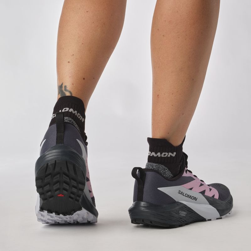 SALOMON ������� �ȥ쥤����˥󥰥��塼�� SENSE RIDE 5 W I.Ink/Lilac/A.Ice L47147000 ���󥹥饤��5 �ȥ��󥷥塼�� �ȥ쥤�륷�塼�� �����ȥɥ����塼�� �ϥ����� ���л� �ȥ�å���