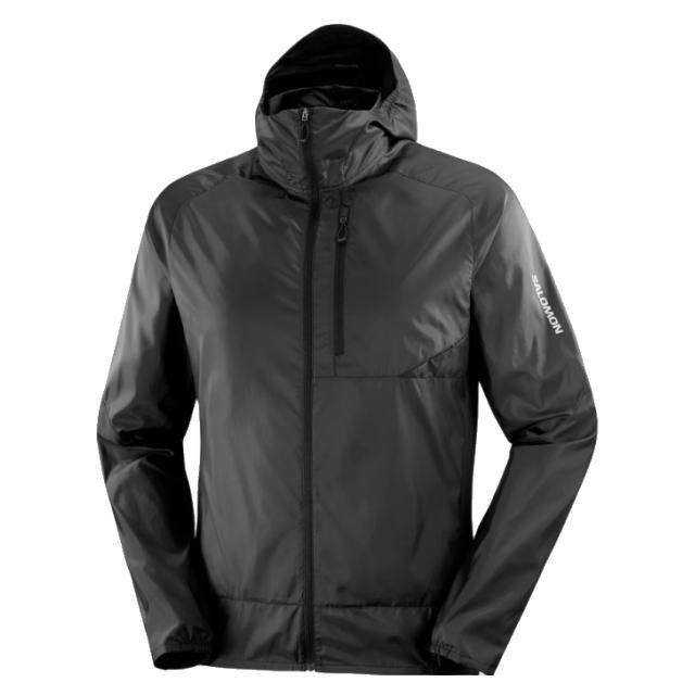 SALOMON  ȥ쥤˥ ɥ֥졼 㥱å BONATTI Cross Wind FZ Hoodie Jacket JKT M DEEP BLACK LC2044400  ޥ饽 ˥ 