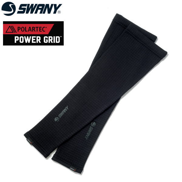 SWANY ����ˡ� �����ॹ�꡼�� TR-814 Power Grid Arm Sleeve �֥�å� �ݡ���ƥå� �ѥ����åɥ����ॹ�꡼�� �����५�С� ���ȥ�å��ե꡼�� �����ɽ� ΢�� ���� UV�к� �糰���к� ���˥� �ȥ쥤����˥� �ȥ��� �����ȥɥ� �л� �ޥ饽��