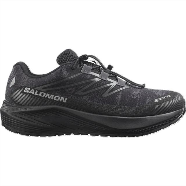 SALOMON ������� AERO FLOW GRVL GTX ASPHALT/B/CLOUDBURST ��� �ȥ쥤����˥󥰥��塼�� �������ե��� ����٥� �����ƥå��� L49227500 GORE-TEX �ɿ�Ʃ�� �쥤�󥷥塼��  �ȥ��󥷥塼�� �ȥ쥤�륷�塼�� �����ȥɥ� ���ˡ����� �ϥ����� �л� �ȥ�å���