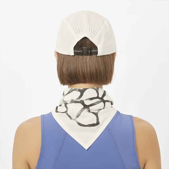 SALOMON ������� SHAKEout CAP U WHISPER WHITE ��˥��å��� ���˥󥰥���å� �������������ȥ���å� ˹�� �ȥ쥤����˥� ���˥� �����ȥɥ� �ȥ��� �ޥ饽�� ���祮�� ������ ���ݡ���