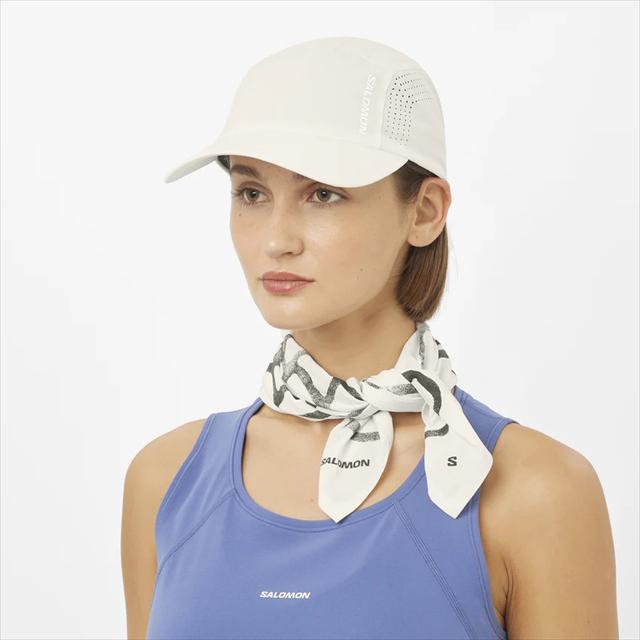 SALOMON ������� SHAKEout CAP U WHISPER WHITE ��˥��å��� ���˥󥰥���å� �������������ȥ���å� ˹�� �ȥ쥤����˥� ���˥� �����ȥɥ� �ȥ��� �ޥ饽�� ���祮�� ������ ���ݡ���