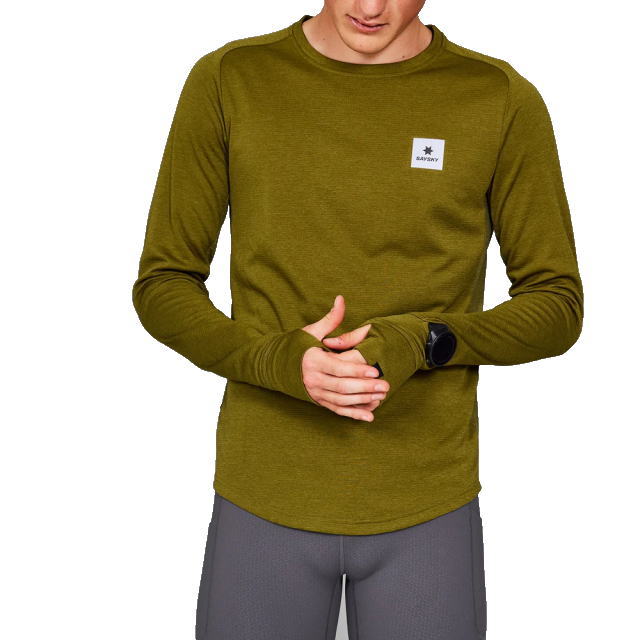 SAYSKY ���������� ���˥�T����� Ĺµ ���󥰥��꡼�� L/S MMRLS60c3006 Flow Long Sleeve Green Melange ��� �ե��� ���꡼����� Ķ���� �۴�®�� �̵��� �ʤ�餫 �ޥ饽�� ���祮�� �ȥ쥤����˥� �ȥ���