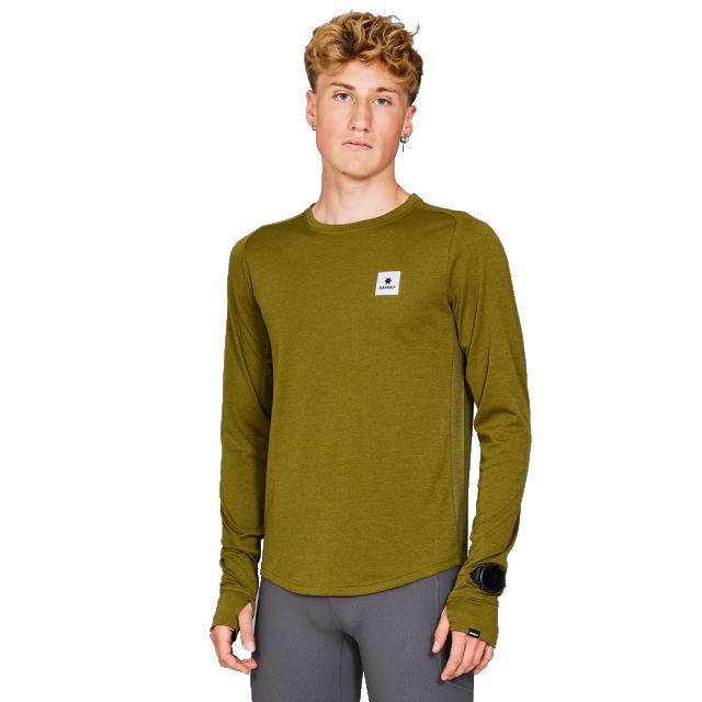 SAYSKY ���������� ���˥�T����� Ĺµ ���󥰥��꡼�� L/S MMRLS60c3006 Flow Long Sleeve Green Melange ��� �ե��� ���꡼����� Ķ���� �۴�®�� �̵��� �ʤ�餫 �ޥ饽�� ���祮�� �ȥ쥤����˥� �ȥ���