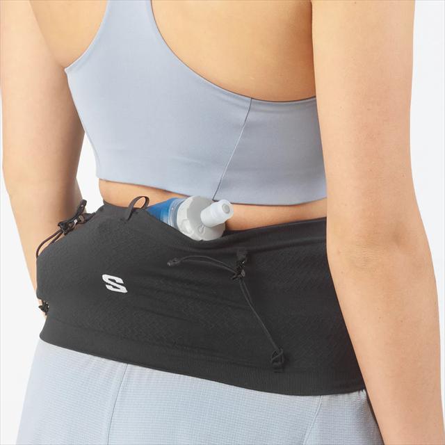SALOMON ������� ���˥󥰥٥�� ADV SKIN SEAMLESS BELT BLACK/WHITE LC2855500 ���ɥХ󥹥ɥ����� ������쥹 �٥�� ��˥��å��� �ȥ쥤����˥� �ȥ��� ���˥󥰥٥�� �������ȥХå� �������ȥݡ��� �ޥ饽�� ���祮�� �ȥ�٥� �����ȥɥ�
