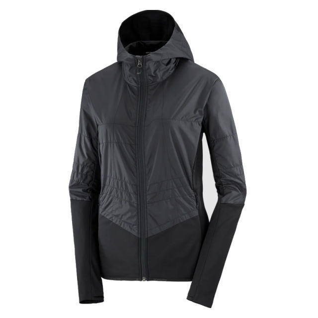 SALOMON  ȥ쥤˥ ե꡼㥱å OUTLINE ALL SEASON HYBRID Jacket W DEEP BLACK LC1859300