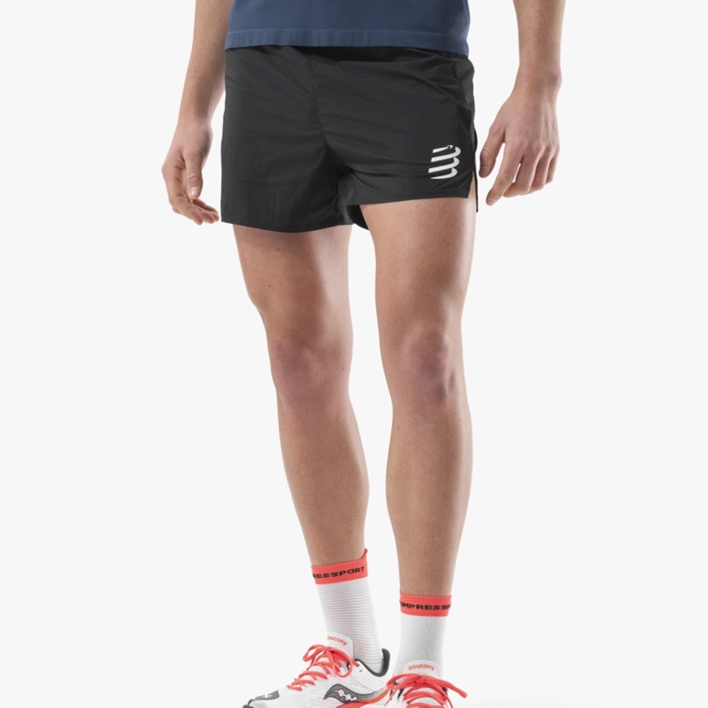 COMPRESSPORTS ����ץ쥹�ݡ��� Performance Short M BLACK ��� �ϡ��եѥ�� Performance Short M ��� �ȥ쥤����˥� ���˥� �����ȥɥ� �ȥ��� �ޥ饽�� ���祮�� ����ʡ��֥꡼��