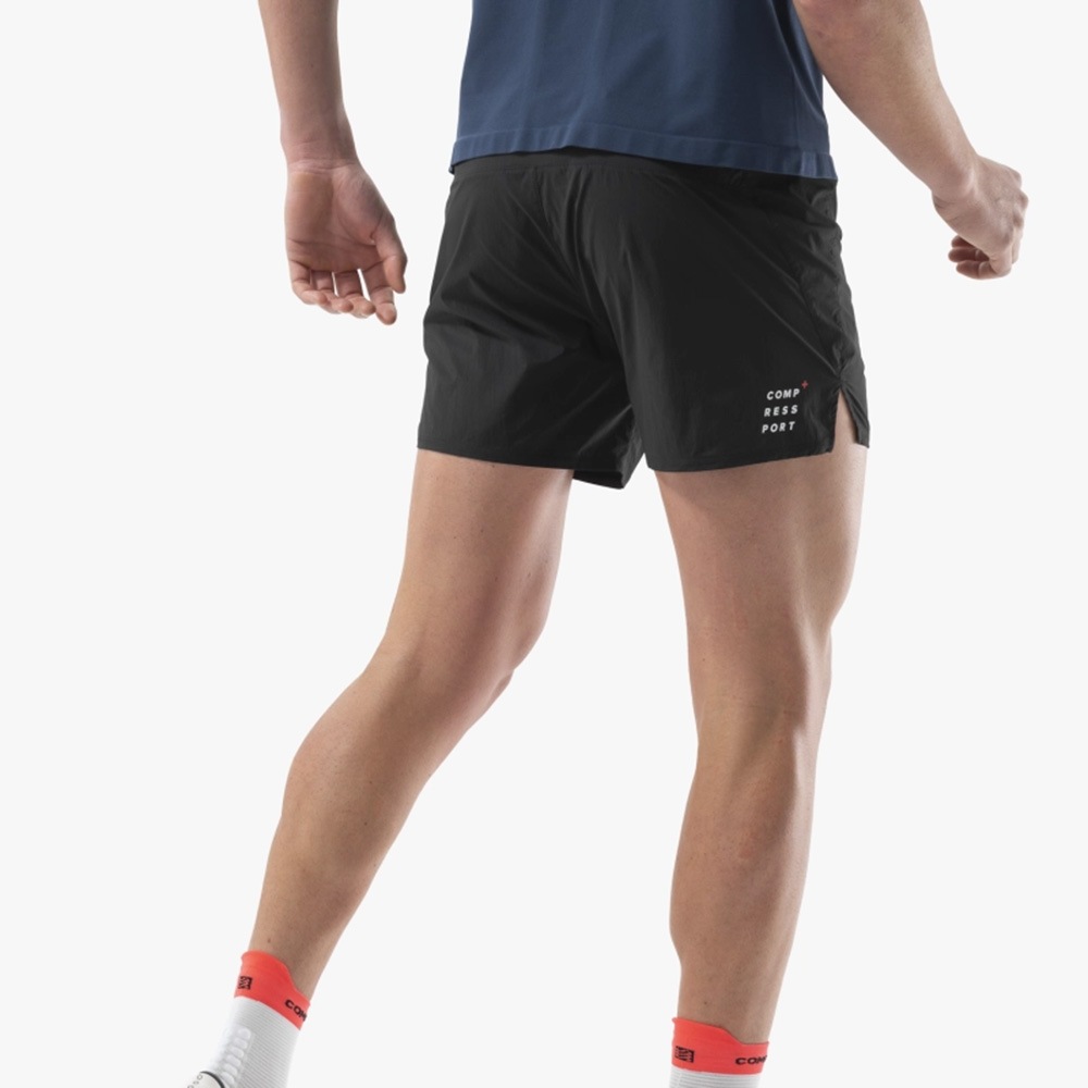 COMPRESSPORTS ����ץ쥹�ݡ��� Performance Short M BLACK ��� �ϡ��եѥ�� Performance Short M ��� �ȥ쥤����˥� ���˥� �����ȥɥ� �ȥ��� �ޥ饽�� ���祮�� ����ʡ��֥꡼��