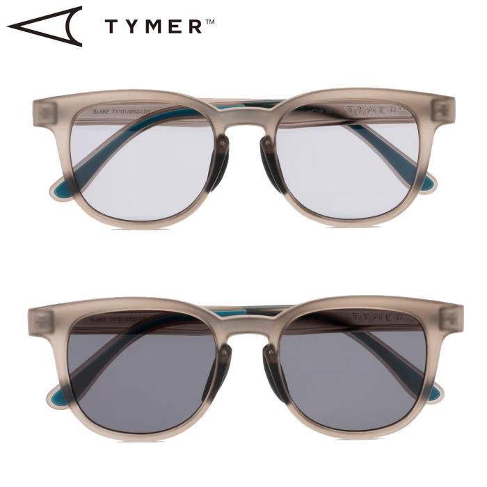 TYMER �����ޡ� ���ݡ��� ���˥� ���󥰥饹 BLAKE �֥쥤�� TY101 �ե졼�५�顼 Matt Clear Grey2  �ɳ��� �ե��å� ����ˤ��� ��� 5������ �ȥ쥤����˥� �ȥ��� �ޥ饽��