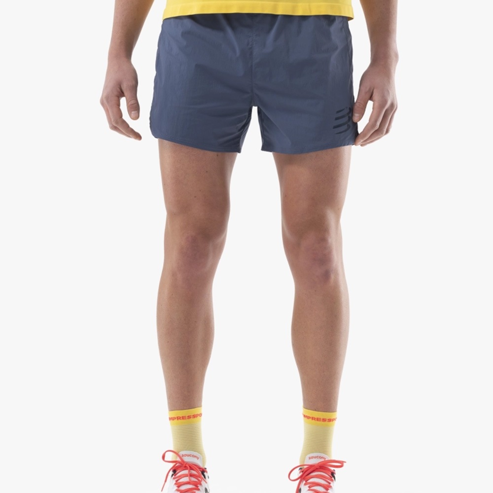 COMPRESSPORTS ����ץ쥹�ݡ��� Performance Short M INDIGO ��� �ϡ��եѥ�� Performance Short M ��� �ȥ쥤����˥� ���˥� �����ȥɥ� �ȥ��� �ޥ饽�� ���祮�� ����ʡ��֥꡼��