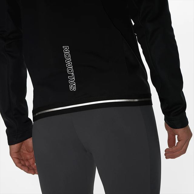 SALOMON  ȥ쥤˥ ̵ ɥ֥졼㥱å GORE-TEX INFINIUM WINDSTOPPER ƥå ɥȥåѡ M DEEP BLACK LC1865900
