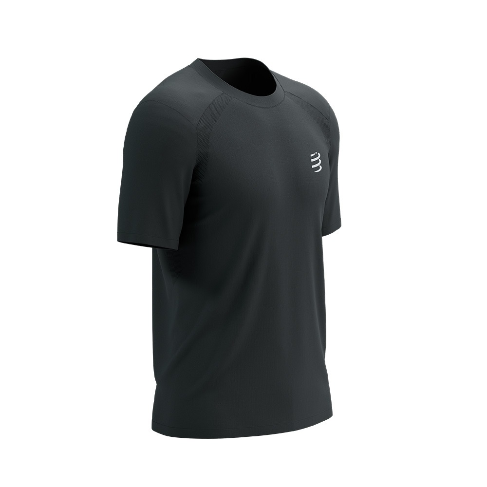 COMPRESSPORTS ����ץ쥹�ݡ��� Performance SS Tshirt M BLACK ��˥��å��� ���˥�Ⱦµ����� Performance SS Tshirt M ��˥��å���  �ȥ쥤����˥� ���˥� �����ȥɥ� �ȥ��� �ޥ饽�� ���祮�� ������ ���ݡ���