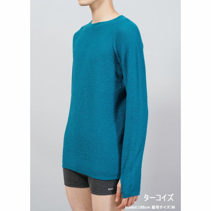 Bring �֥�� WUNDERWEAR Crewneck ������������ ���롼�ͥå� BW0502 ������70% Ĺµ����� �������� ���ȥ�å� ���󥰥��꡼�� �١����쥤�䡼 �ߥåɥ쥤�䡼 �л� �ȥ�å��� �����ȥɥ� ������ �ȥ쥤����˥� ��� ��ǥ����� ��˥��å���