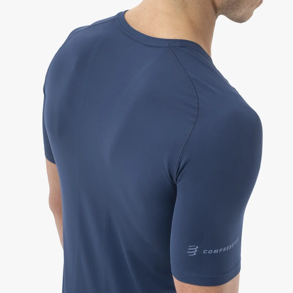 COMPRESSPORTS ����ץ쥹�ݡ��� Trail Racing SS Tshirt M BLUES ��� ���˥�Ⱦµ����� Trail Racing SS Tshirt M ���  �ȥ쥤����˥� ���˥� �����ȥɥ� �ȥ��� �ޥ饽�� ���祮�� �л� �ȥ�å��� �ϥ�����