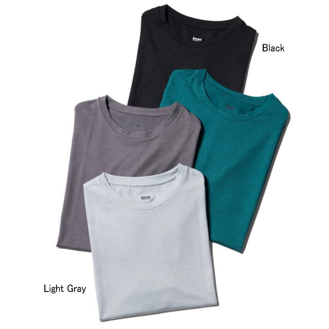 Bring �֥�� BW0104 WUNDERWEAR AOYAMA T-shirt ���롼�ͥå� ������51% S/S ȾµT����� ��� ��ǥ����� ��˥��å��� ���ȥ�å� ���硼�ȥ��꡼�� �١����쥤�䡼 �ߥåɥ쥤�䡼 �ȥ쥤����˥� �л� �ȥ�å��� �����ȥɥ� ������ 