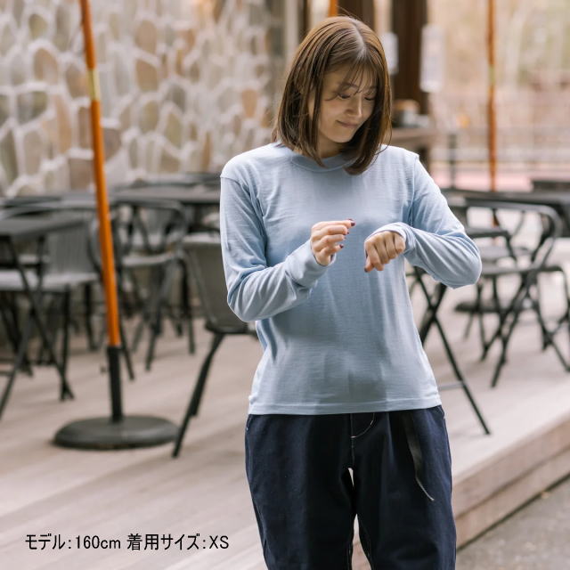Bring �֥�� WUNDERWEAR Mid T-shirt Long sleeve 2.0 BW0103 �饤�ȥ֥롼 ������������ �ߥå�T����� ���󥰥��꡼��2.0 Ĺµ ������70% �ߥåɥ쥤�䡼 ����� �л� �ȥ�å��� �����ȥɥ��ȥ쥤����˥� �ȥ��� ��� ��ǥ����� ��˥��å���