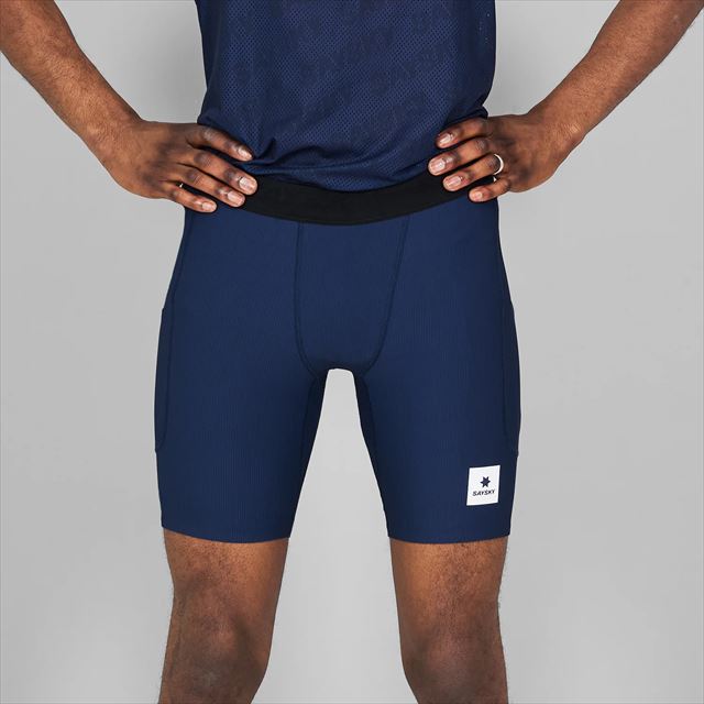SAYSKY ���������� ���硼�ȥ����� NMRST32c201 Combat+ Rib Short Tights 8inch Blue ��� �ϡ��ե����� ����Хåȥץ饹 ��֥��硼�ȥ�����8����� ����ץ�å���� ���˥� �ޥ饽�� ���祮�� �ȥ쥤����˥� �ȥ���