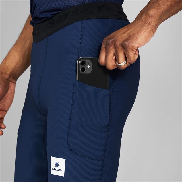 SAYSKY ���������� ���硼�ȥ����� NMRST32c201 Combat+ Rib Short Tights 8inch Blue ��� �ϡ��ե����� ����Хåȥץ饹 ��֥��硼�ȥ�����8����� ����ץ�å���� ���˥� �ޥ饽�� ���祮�� �ȥ쥤����˥� �ȥ���